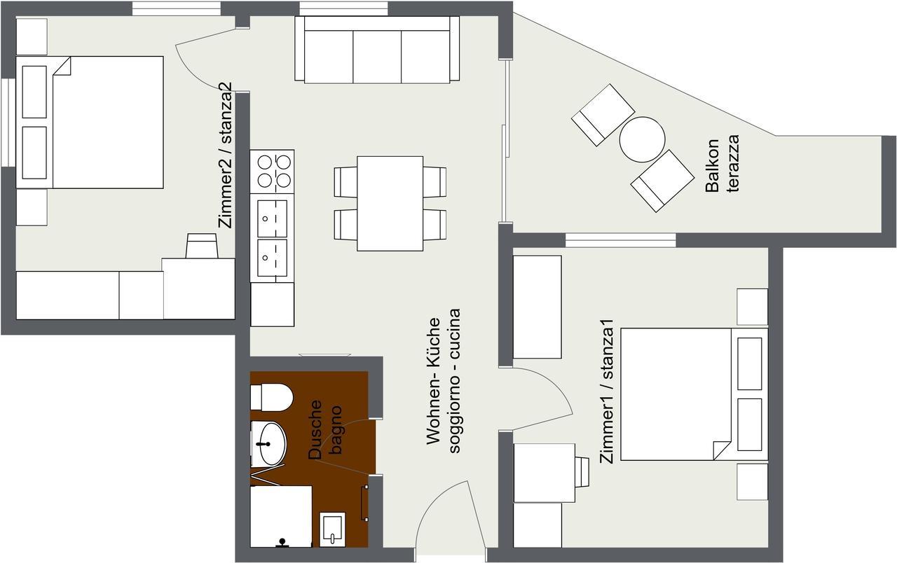Apartments Bachmann ซานกานดิโด ภายนอก รูปภาพ